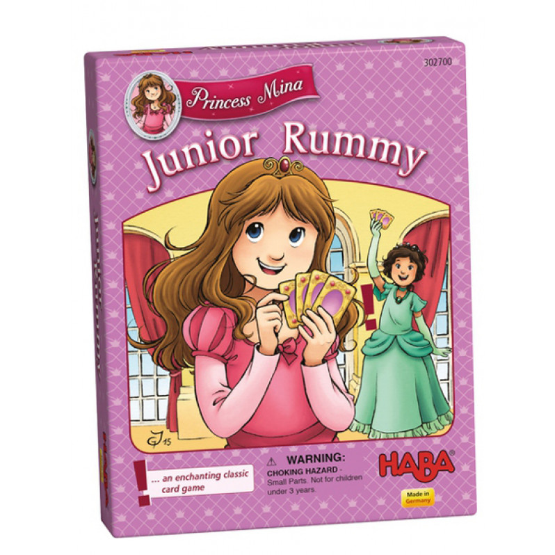 HABA 德國桌遊-米娜公主：拉米紙牌遊戲(Junior Rummy)