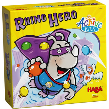 HABA 德國桌遊-趣運動：超級犀牛 (Rhino Hero)