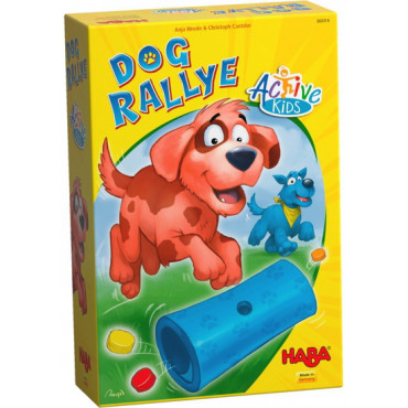 HABA 德國桌遊-趣運動：狗狗滾筒賽 (Dog Rallye)
