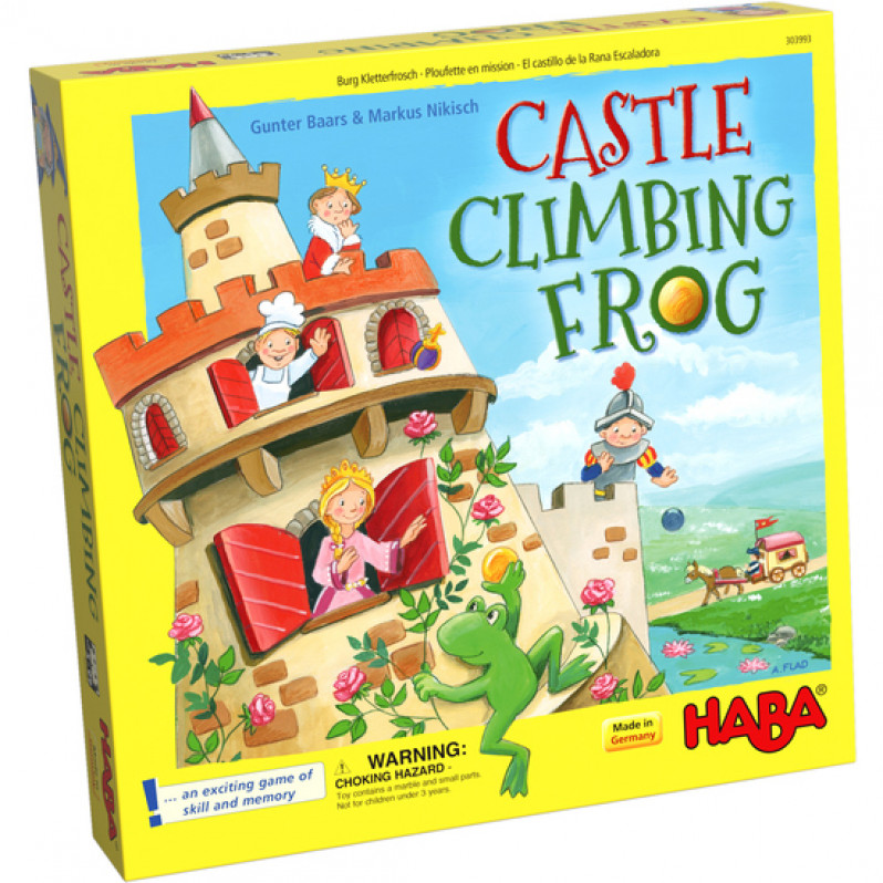 HABA 德國桌遊-青蛙爬城堡 (Castle Climbing Frog)