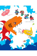 手掌玩創意繪本系列(共四冊)：手掌恐龍、手掌鯊魚、手掌叢林、手掌派對