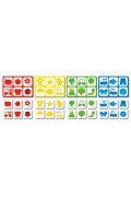 動動小手動動腦：顏色賓果遊戲（內附24張配對小卡+4張配對大卡【加厚／圓角】）